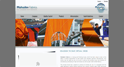 Desktop Screenshot of mahadevfabrics.com